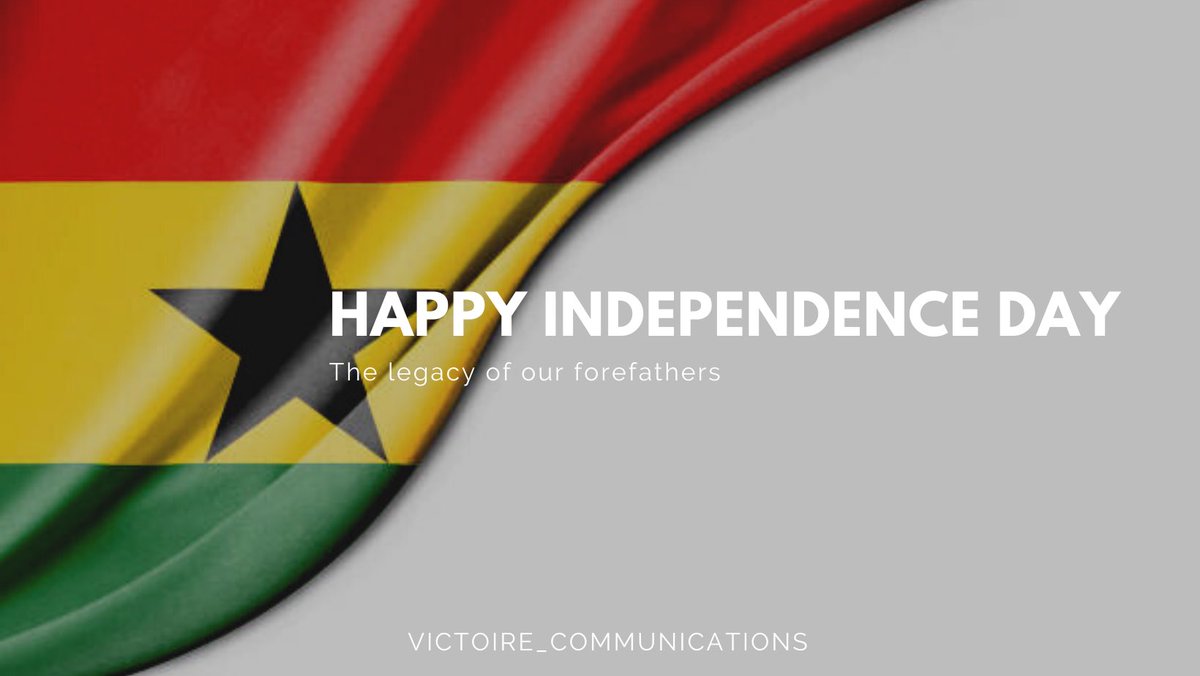 Victoire_comm's tweet photo. Happy 65th Independence Day Ghana

#GhanaAt65 https://t.co/dmm6TEB4AR