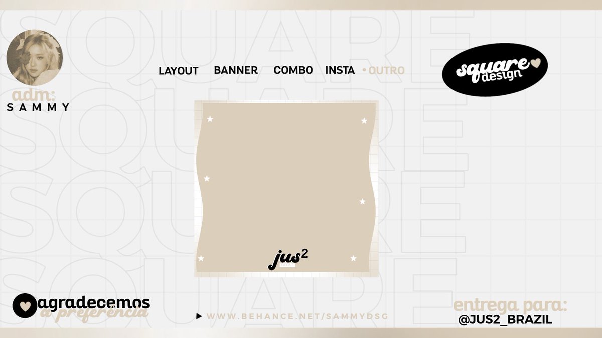 Square design tweet media