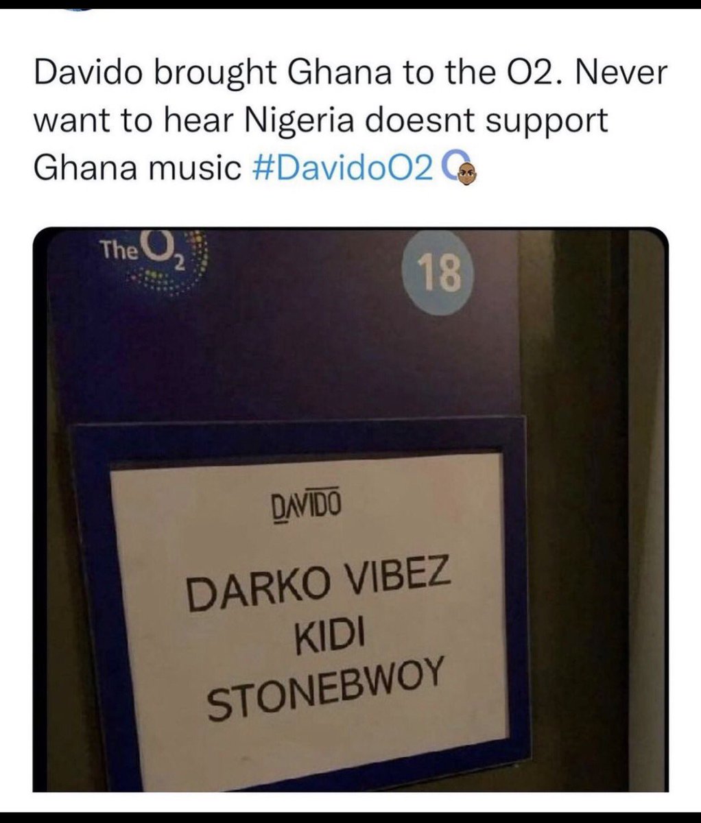 Pmoney_Ent's tweet image. This is HUGE for Ghana 🇬🇭, thanks to @davido #DavidoattheO2 #Stonebwoy #Kidi #darkovibez