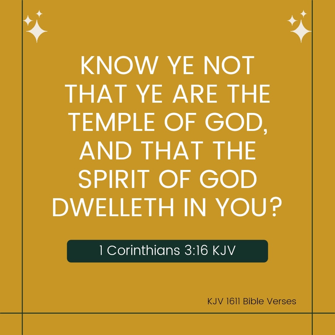 great0727's tweet photo. Know ye not that ye are the temple of God, and that the Spirit of God dwelleth in you?
1 Corinthians 3:16 [KJV]
https://t.co/Eix265lNND https://t.co/7mQ2LtPXt0