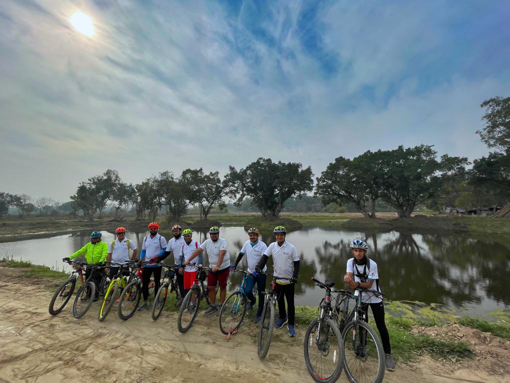 Irshkhan1's tweet photo. @official_dda @LtGovDelhi @MoHUA_India @AmritMahotsav @DelhiPolice @dtptraffic This was wonderful ride and close to nature..love to explore floodplain of river Yamuna, trek and trails, lovely park developed pathways along the  beautiful lake and ponds by  Landscape Department of DDA. 
A lovely place close to nature. https://t.co/BRvC5AttSv