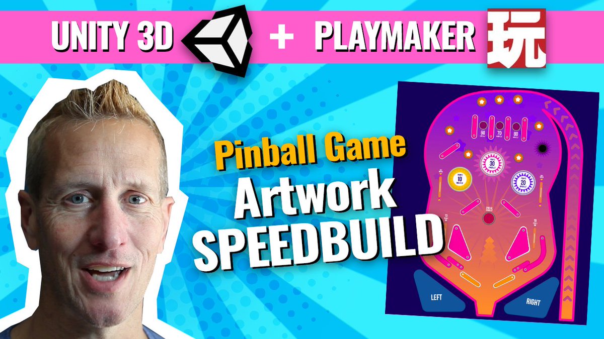 BlizStudio's tweet image. Unity + Playmaker - EASY Pinball Game - Artwork Speedbuild youtu.be/za47dTbampc via @YouTube #speedbuild #gameart #howtocreate #gameartspeedbuild