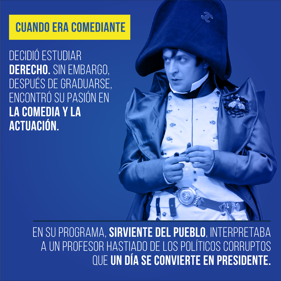 ELTIEMPO's tweet photo. 🔴 #DomingoEnElTiempo | Putin ha intentado justificar la invasión como una operación de “desnazificación”. Pero una anécdota ejemplifica la incoherencia de esta justificación. Zelenski no solo es judío, sino que su abuelo, luchó contra los nazis durante la Segunda Guerra Mundial. https://t.co/IFISpyokzA