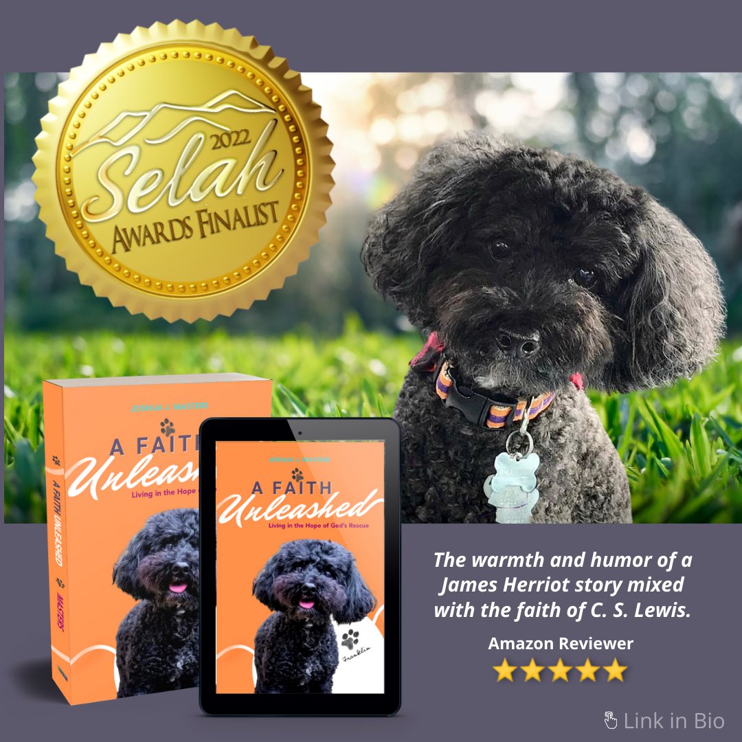 Joshua J Masters (@joshuajmasters) on Twitter photo I’m honored to share my book with <a href="/FranklinThePup/">Franklin the Pup</a>, *A Faith Unleashed: Living in the Hope of God’s Rescue,* from <a href="/BoldVisionBooks/">Bold Vision Books</a> has been named a #SelahAwards Finalist. The Winners will be announced in May.
Check it out here:
amazon.com/dp/1946708615/ I’m honored to share my book with <a href="/FranklinThePup/">Franklin the Pup</a>, *A Faith Unleashed: Living in the Hope of God’s Rescue,* from <a href="/BoldVisionBooks/">Bold Vision Books</a> has been named a #SelahAwards Finalist. The Winners will be announced in May.
Check it out here:
amazon.com/dp/1946708615/