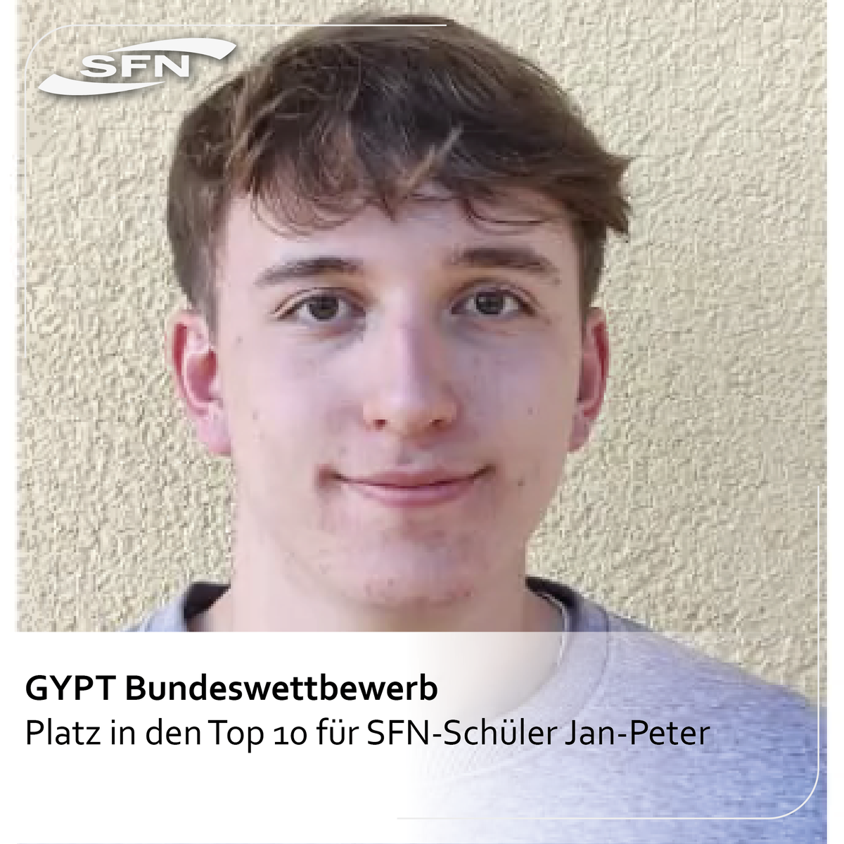 sfn_kassel's tweet photo. Herzlichen Glückwunsch an unseren Jungforscher Jan Peter Küllmar. Er hat sich beim GYPT unter die besten 10 gekämpft. Damit ist er zum Auswahlworkshop für das Nationalteam zugelassen. Wir drücken dir die Daumen! Du schaffst das!

#sfnkassel #gypt #iypt #top10 https://t.co/0aAkMoBaep
