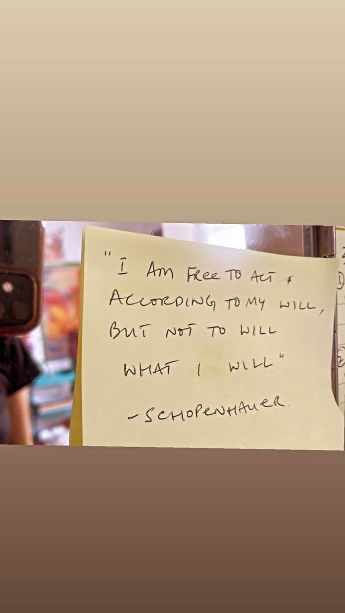 adeelaomar's tweet photo. #schopenhauer #free #will https://t.co/lm7ZKOkK9D