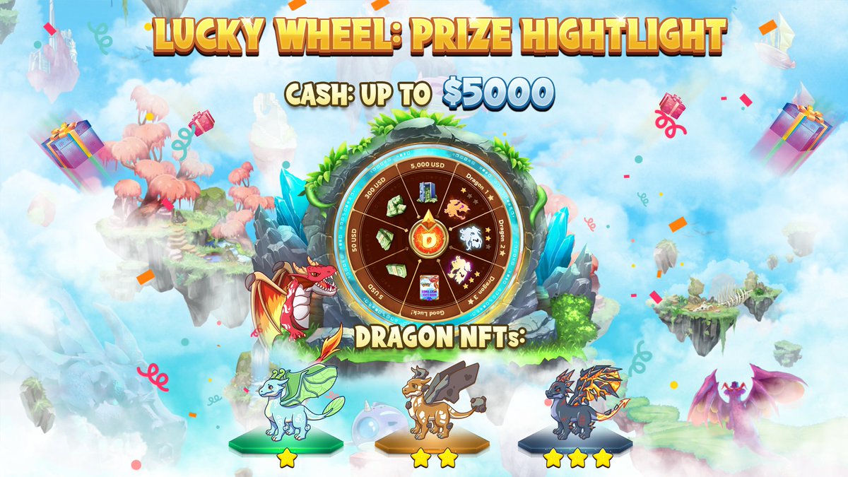 🎡 Lucky Wheel for Lucky Hunters: $170,000 worth in total 🎡

Hello there! #Drapia knows that everyone here is excited about the INO Public Sale, but still, don’t forget the Lucky Wheel - all you need is Spin to Win 👀 

 Join now for this golden chance 😍

#NFT #NFTCommunity