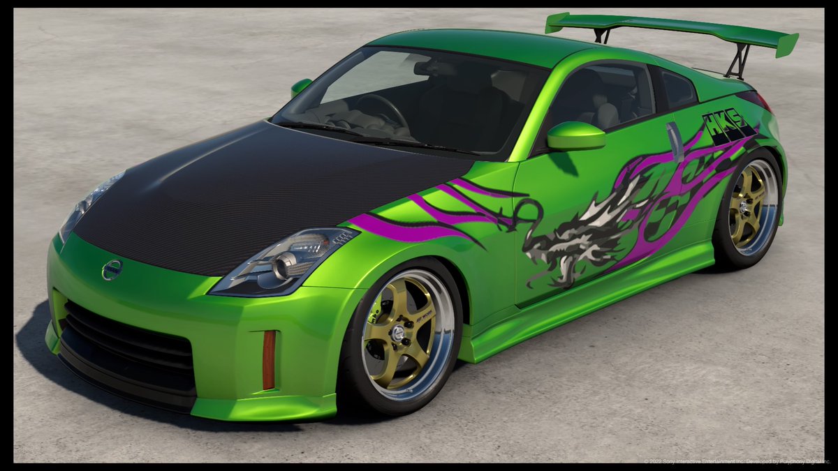 GT7livery NFS UNDERGROUND2より、レイチェルの350Zを再現しました