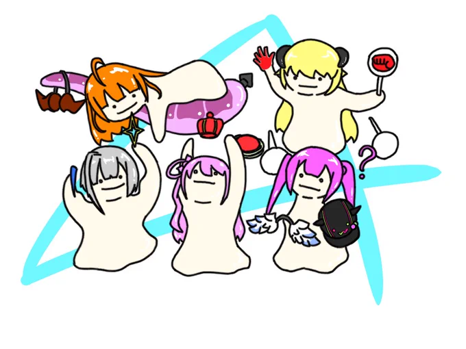 メタモン 変身準備中#かなたーと#つのまきあーと#TOWART#ルーナート#みかじ絵 