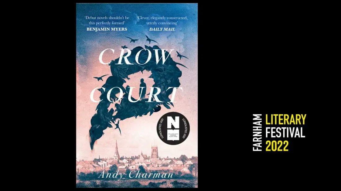 unboundsocials's tweet photo. This is tomorrow: @AndyCWriter talks about the Dorset dialect in #CrowCourt with @rachael_kerr at @FarnhamOfficial Festival!

Get your tickets here: https://t.co/aJZgap9mDS https://t.co/8k0PmCiAR6
