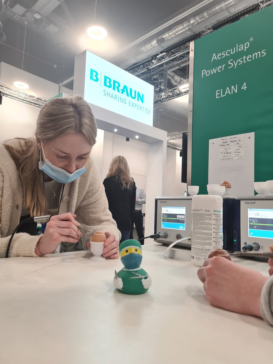 SurgDuck's tweet photo. WHAT ARE THEY DOING TO MY EGGS? @BBraunUK @ASiTofficial 

#Aberdream #ASiT2022 https://t.co/FJ9YMseFl6