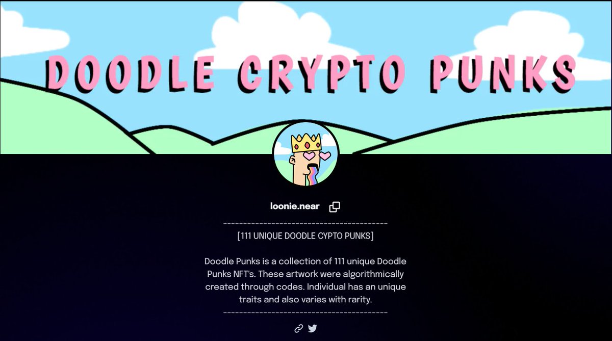 DOODLE CRYPTO PUNKS || Loonie 🎉 tweet media