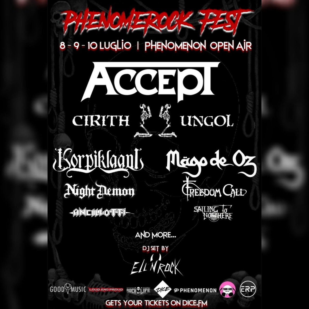 Ma che ne pensate di questo #festival? #music #rock #metalfamily #Metal <a href="/acceptanceband/">acceptance</a> <a href="/CirithU/">Cirith Ungol fansite</a> <a href="/_korpiklaani/">Korpiklaani</a> <a href="/MAGODEOZOFIC/">MÄGO DE OZ OFICIAL</a> <a href="/freedomcallers/">Freedom Call</a> <a href="/ANCILLOTTIband/">ANCILLOTTI</a> 
#summer #follow #phenomerock #luglio #concerti #Concerts #Musica <a href="/GoodMusicReal/">GoodMusicAgency</a>