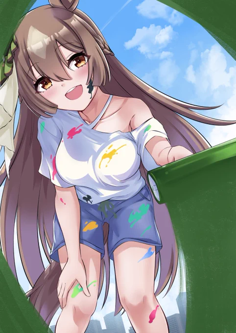 ぬりぬりダイヤちゃん #ウマ娘 