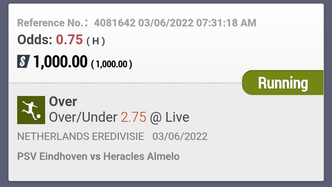 Mas_Wisnuuu's tweet photo. Netherlands Eredivisie
PSV Eindhoven vs Heracles Almelo
Over 2.75 FT
Supported by #Stars77 https://t.co/LsXXS3T6FT