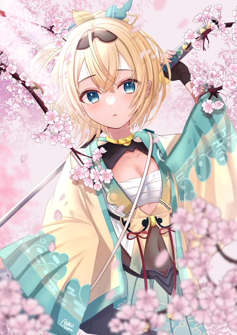 「斬ります...!」
#いろはにも絵を 
