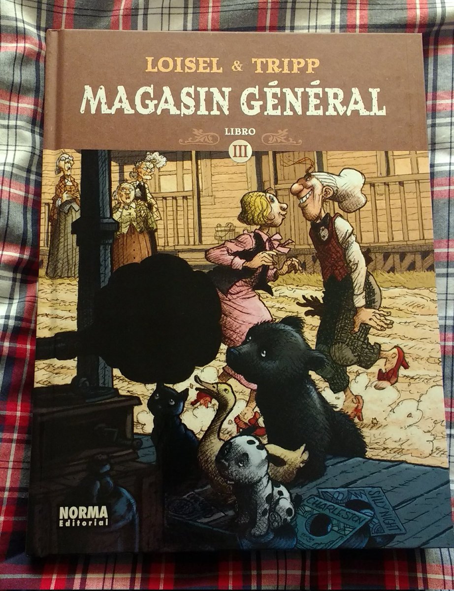 ikeraton's tweet photo. Qué delicia, qué obra tan maravillosa, optimista y hermosa. #MagasinGeneral de Loisel y Tripp es una de esas gozadas que ofrece el noveno arte que nadie debería desatender. Y la nueva edición de @NormaEditorial en exquisitos tomos integrales es de aplauso. No se la pierdan! https://t.co/6NLTBDvRaX