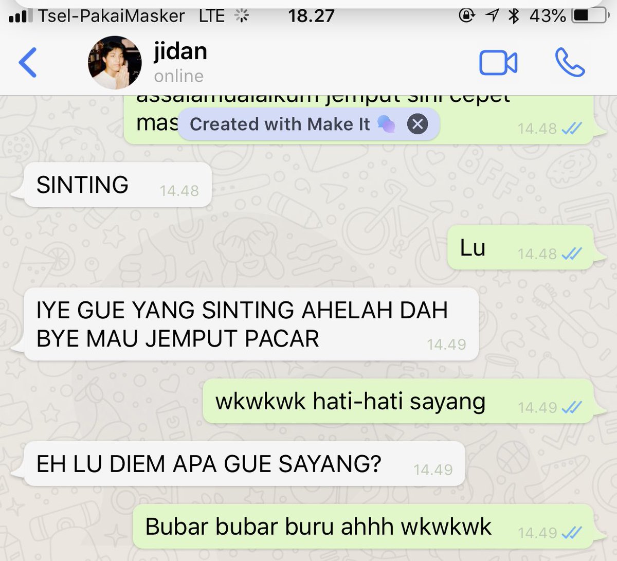 TIGA SERANGKAII | Min tweet media