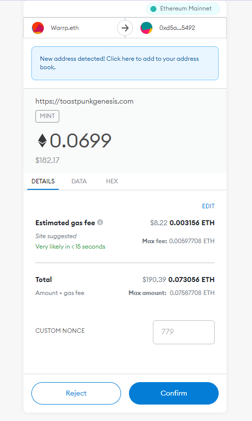 toastpunk's tweet photo. #GasAlert #FinalCall

Minting 3 at a time at 0.069 $ETH has a gas charge right now at $8.22 (that is $2.74 each). A real loaf of bread will cost more! 😅

Let's get us to the finish line by minting and showing us what you got!

#GetThatBread 🍞
🔗 https://t.co/V6SX8Rlzjb https://t.co/jnWoxAAJyK