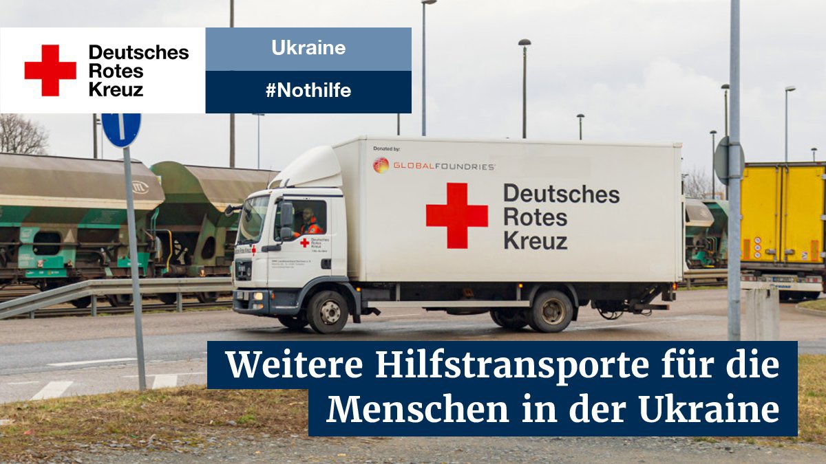 ➡️ 5.000 Erste-Hilfe Kits
➡️ 5.000 Powerbanks
➡️ 5.000 Taschenlampen
➡️ 5.000 Hygienepakete
➡️ 5.000 Decken
➡️ 100.000 FFP2 Masken
für die Menschen in der #Ukraine auf dem Weg.

Zusammen sind wir stark <a href="/PolskiCK/">Polski Czerwony Krzyż</a> <a href="/AuswaertigesAmt/">Auswärtiges Amt</a> <a href="/ifrc/">IFRC</a> <a href="/IFRC_Europe/">IFRC Europe</a> <a href="/eu_echo/">EU Civil Protection & Humanitarian Aid 🇪🇺</a> <a href="/drksachsen/">Rotes Kreuz Sachsen</a> #DRK