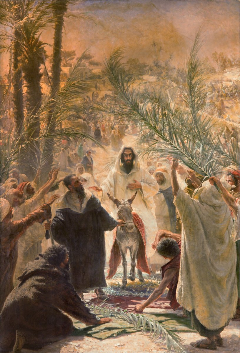 visual_logos's tweet photo. La entrada triunfal en Jerusalén - Felix Tafsart - 1896 https://t.co/BhN2WnNIHv