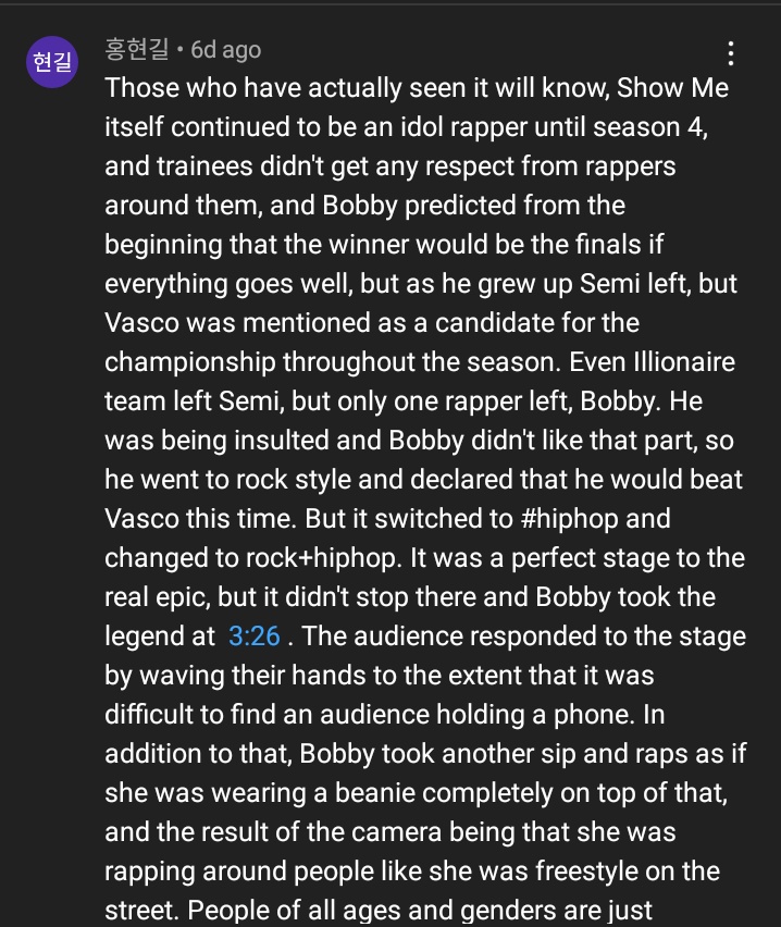inlnjiwon's tweet photo. some of knetz comments under bobby's yggr smtm stage. this's one of the reasons why i want him to be active in k hip-hop music. they know him better than some others. https://t.co/WQiEqnmAsk