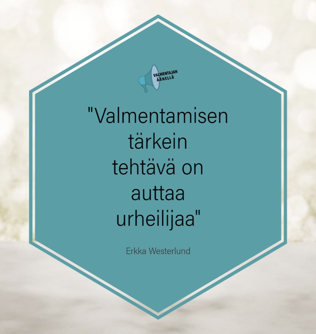 Valmentajan Äänellä tweet media