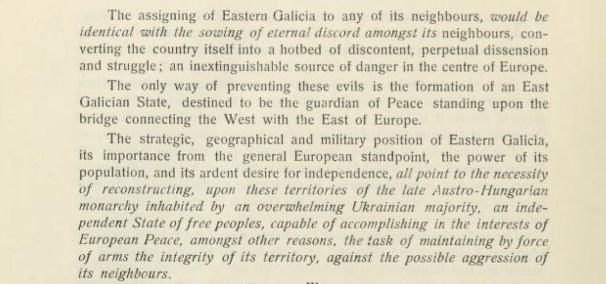 1922, The case for the independence of Eastern Galicia.  
Source : archive.org/details/casefo…
🇺🇦