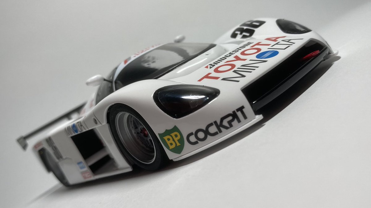 YamadaiRacing's tweet photo. ハセガワ トヨタ 87C シェイクダウン
完成しました✨
自身初のCカー制作で、デカールが破れたり持って行かれたりしましたが…なんとか形になりました👍
穴埋め作業やプラバン追加など普段はない行程にも少し苦戦しましたが(やってないとこもあるけど笑)、遠目で見れば良い感じです😂
#ハセガワ
#87C https://t.co/wImnSZJ6sb