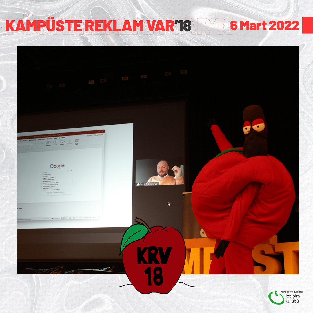 Medina Turgul DDB x Berkant Avcı’ya keyifli oturumu için teşekkür ederiz. 10 dakika aradan sonra Getir x Serhat Karakaya ve Sezer Derkuş bizlerle. #kampustereklamvar18 #reklamıneneglencelihali