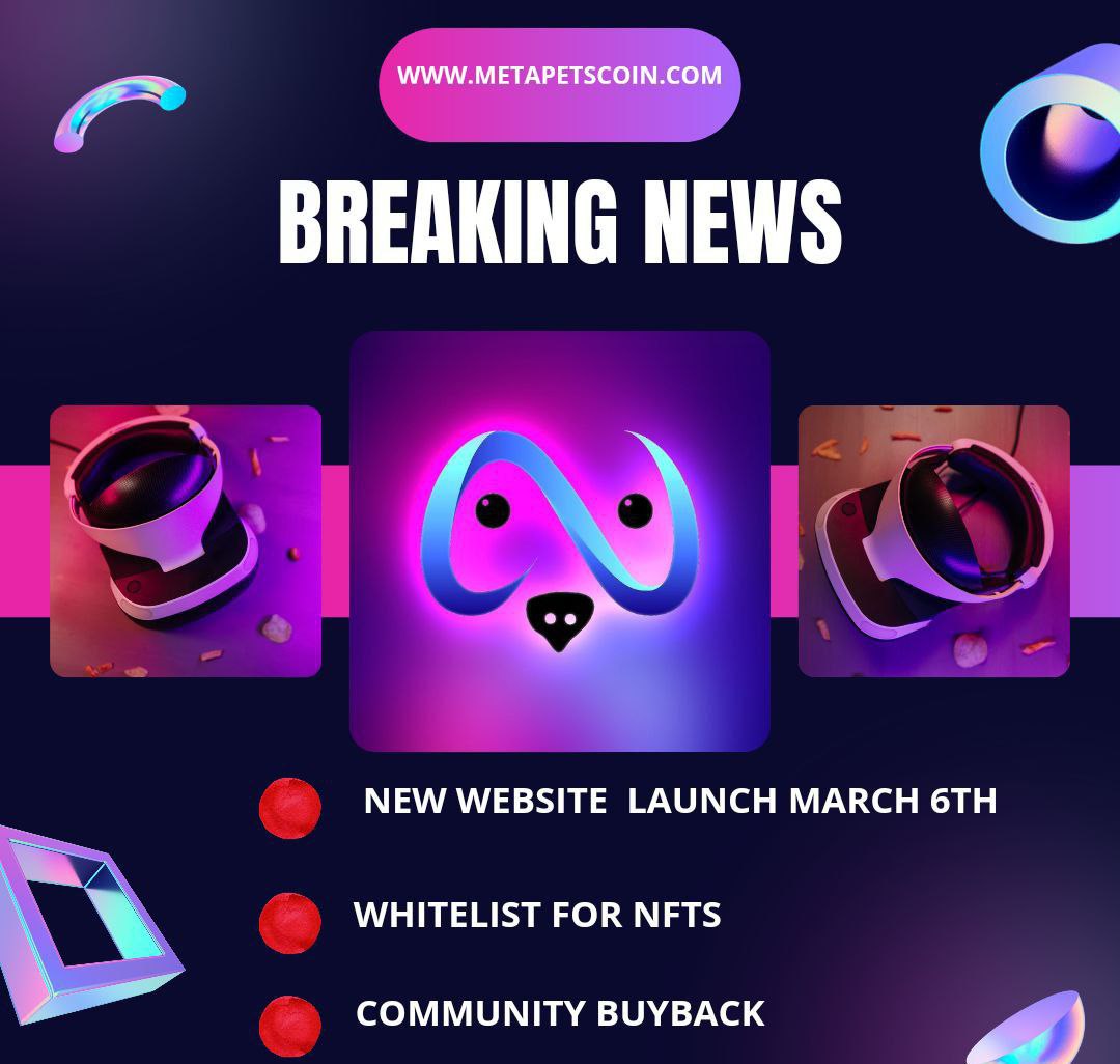 Metapetsiran's tweet photo. 🌹🌹🌹🌹🌹🌹🌹🌹🌹🌹🌹🌹🌹🌹

METAPETS COMMUNITY BUYBACK

DATE: MARCH 6th

TIME: 3:06am UTC &amp; 3:06pm UTC

Buyback $10 upwards 🚀

VENUE: @Metapets

CHART: https://t.co/kiBfrIyAUB

🌹🌹🌹🌹🌹🌹🌹🌹🌹🌹🌹🌹🌹🌹
#MetaPets 
#MetaPetsNFT 
#metapetscoin
#metapetsfamily
#metapetsarmy https://t.co/I9hqlwZSM5