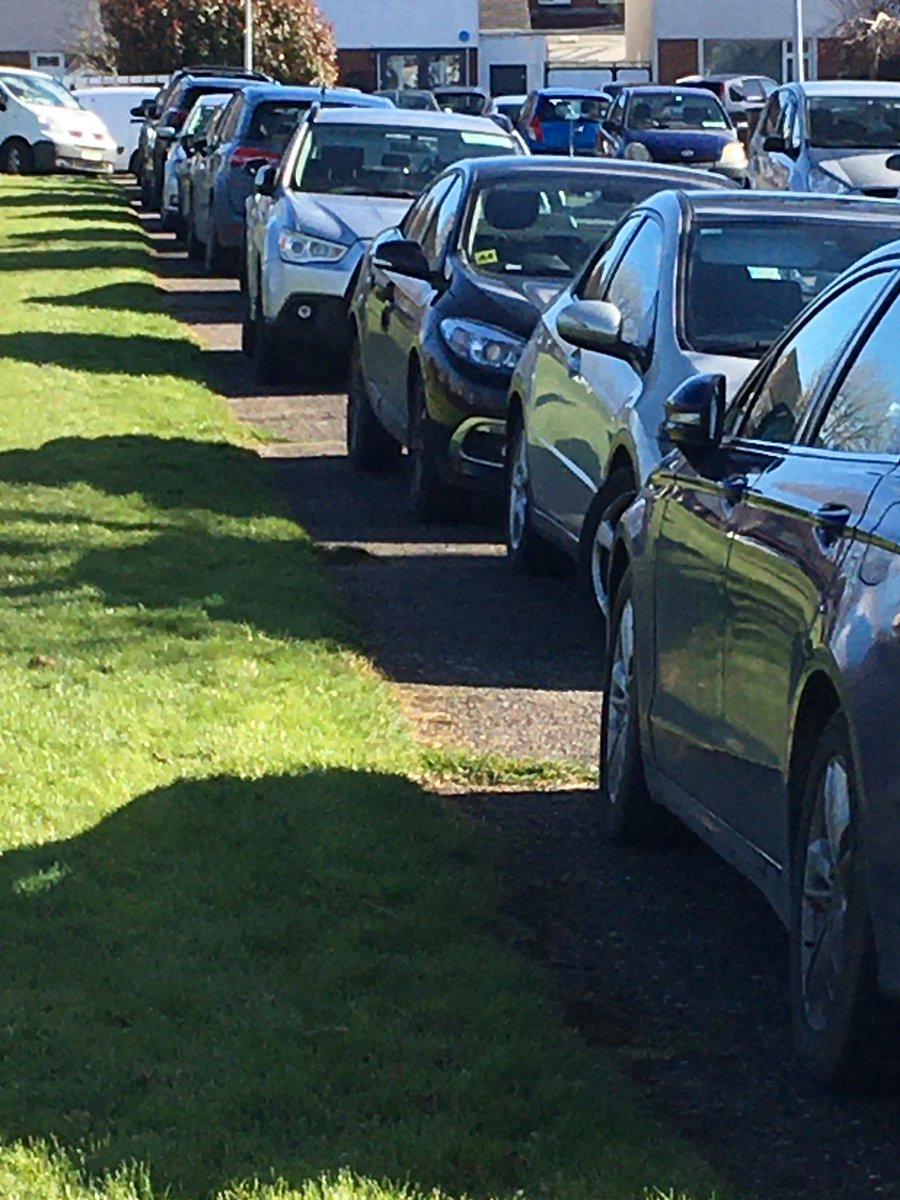 declancabra's tweet photo. Disappointing to see the level of illegal parking on Glendhu Park footpaths for what appears to be a @PhoenixFCDublin  match. It’s going to be hard to support any further development of Martin Savage Park while club members act like this. CC @plunketts_ie . we are watching https://t.co/bqyuYvWgpS