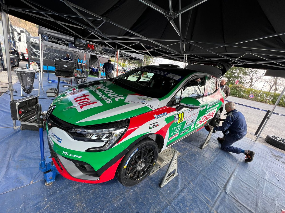 RenaultSeries's tweet photo. 🏆 Andrea Mabellini and Virginia Lenzi claimed the second place in the #CIAR 2WD with #ClioRally4 and HK Racing to kick off their season at the #CioccoRally! 👏 https://t.co/aRXQW9DX5S
