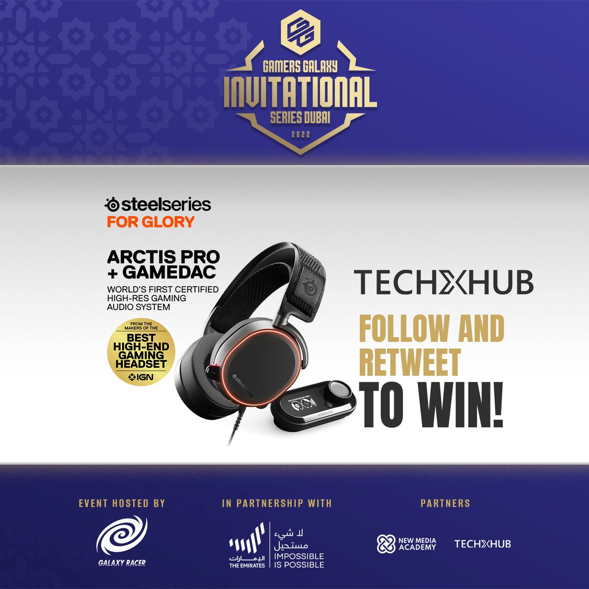 Galaxy Racer (@galaxyracerdxb) on Twitter photo 🚨GIVEAWAY ALERT! 🚨
(1) Follow <a href="/GalaxyRacerDxb/">Galaxy Racer</a> and @TechXhubimea
(2) Retweet this post for a chance to win!
#GAMERSGALAXY
#steelseries #headphones #win #dota2 🚨GIVEAWAY ALERT! 🚨
(1) Follow <a href="/GalaxyRacerDxb/">Galaxy Racer</a> and @TechXhubimea
(2) Retweet this post for a chance to win!
#GAMERSGALAXY
#steelseries #headphones #win #dota2