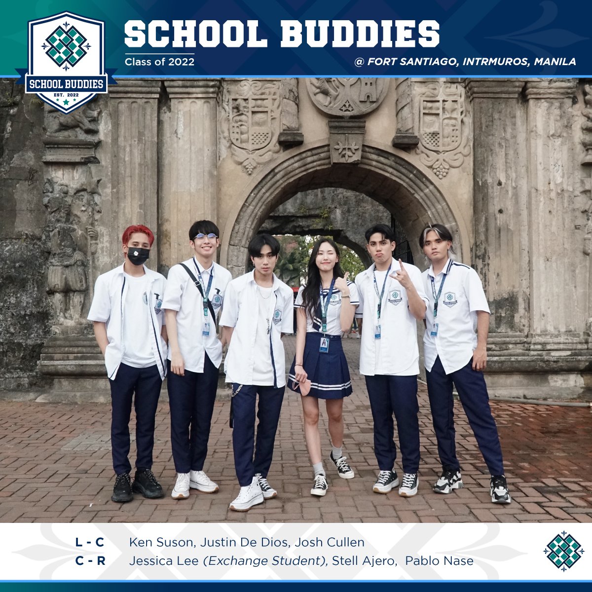 SB19Official's tweet photo. 📸 School Buddies Cast Photo

A big thank you to our special guest Jessica Lee! 💙 

Watch "The Exchange Student" here
🔗 https://t.co/ik9v6rUo3B

SB19 THE EXCHANGE STUDENT
#SB19 #SchoolBuddies_Ep2 #SB19xJessicaLee https://t.co/wKZrZAwi2g