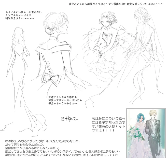 なんとか間に合ったのは良かったけど本当はもっとちゃんと描きたかったというのもある
↓これは構想?段階のラフとかです、すっごいラフですけど😂 