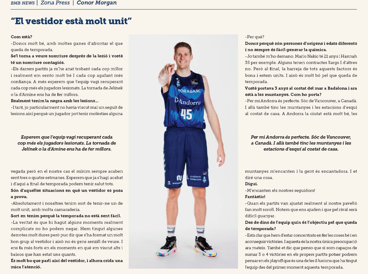 morabancandorra's tweet photo. ☝️🏀🔝
EL BMB NEWS D'AVUI ‼️
Llegeix o descarrega'l AQUÍ ⬇️🔗
https://t.co/LuaD6Fn53A
#Renaixem #MaiPor https://t.co/cXrAyl6ZhN