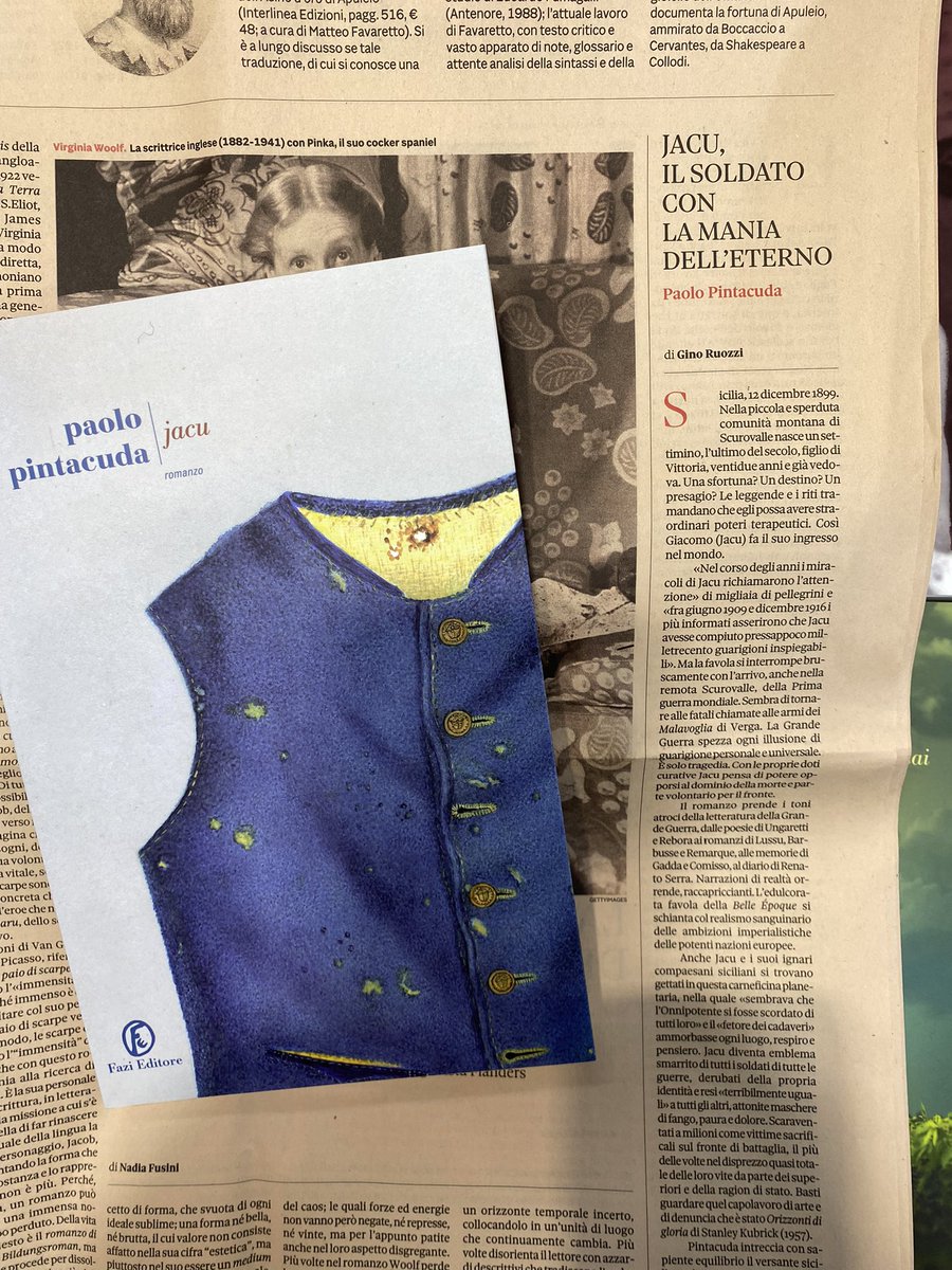 deb_pisano's tweet photo. “Il dono del miracolo non abbandona Jacu e resta un eletto, ferito e stordito da quella malattia di «mania dell'eterno» che era stata diagnosticata anche a Clemente Rebora. Non vantaggi e clemenza per sé stesso ma grazia per il mondo.”
#GinoRuozzi sul Domenicale #Jacu 🤩 https://t.co/IED5E070vl