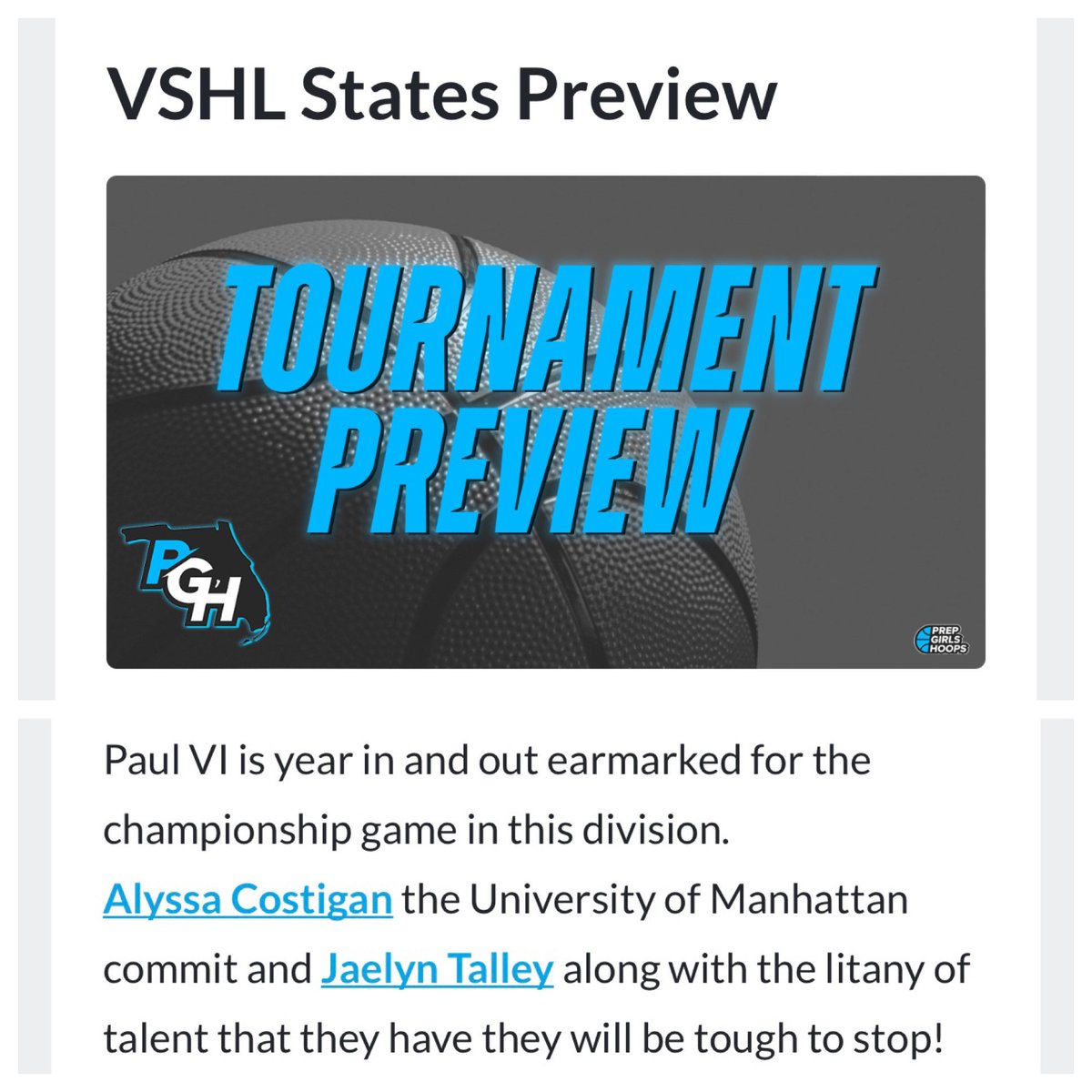Thank you! <a href="/PrepGirlsHoops/">Prep Girls Hoops 🏀</a> <a href="/PGHVirginia/">Prep Girls Hoops Virginia</a>
