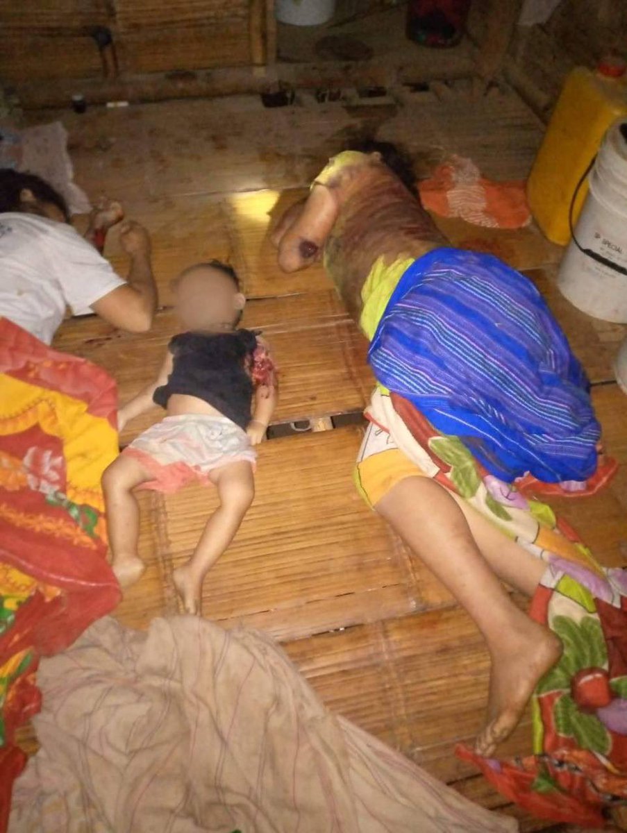 2021Revtweets's tweet photo. 3 children, ages 2, 5, &amp; 14, were among those killed. 2 men &amp; 2 adult women, 1 of whom was pregnant, were also killed. KWO condemns yet another cruel attack on helpless citizens.
#MassacreInMyanmarByJunta
#2022Mar6Coup
#WhatsHappeningInMyanmar https://t.co/fVLmukQDVO