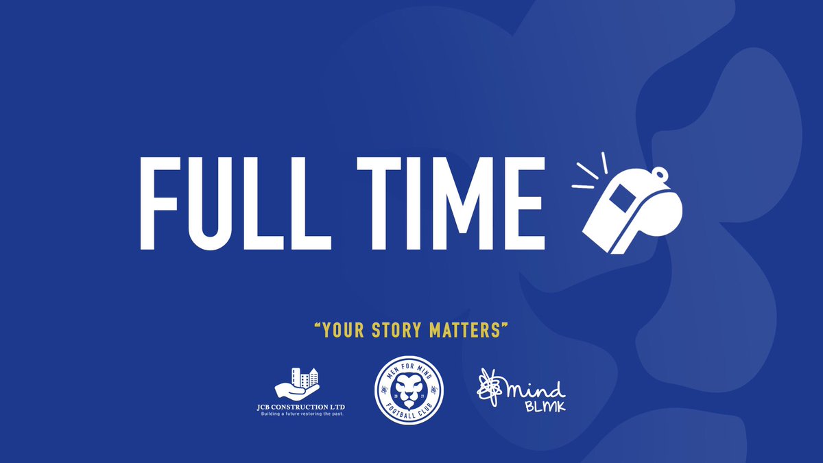 MenForMindFC's tweet photo. WHAT A WIN! 😍

Bare XI, assistant Gaffer in charge and the boys put in a top performance. 

What a club 💙

☘️ 2-3 🦁 

#yourstorymatters https://t.co/2I90siu1jj