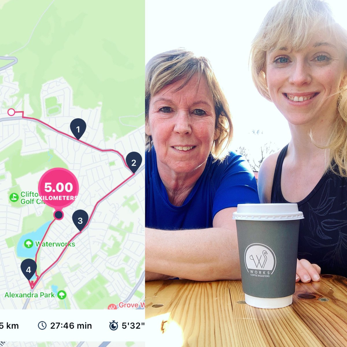 Teatania's tweet photo. #sundayrunday πββοΈ
Got my long run in earlier this week, so an easy #5k #runwithmum
Getting it done early while the sun in out. Lovely caffeine for our efforts after @WorksCoffee18 β
Beautiful morning π
#running #runinthesun #runinthepark #morningrun #sundayrun #5kunder30 https://t.co/ZcNBcOFbBb