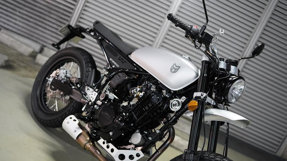 UdxCarwash's tweet photo. 秋葉原udx駐車場バイクウォッシュSNAP MUTT MOTORCYCLES RAZORBACK 250 を洗車させて頂きました。ご利用ありがとうございました。#MUTTMOTORCYCLES #RAZORBACK250 https://t.co/nEtN9OXJIz