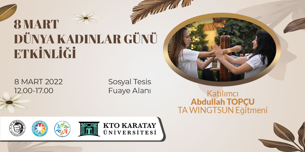 Herkese merhabaa ✨
8 Mart Dünya Kadınlar Günü kapsamında, sizlere; dövüş sporlarının yalnızca erkeklere yönelik olmadığı ve kadınların da her alanda olduğu gibi bu alanda da yer aldığını bilinçlendirecek olan bir etkinlik düzenledik. Katılımlarınızı bekliyoruuz 🥳