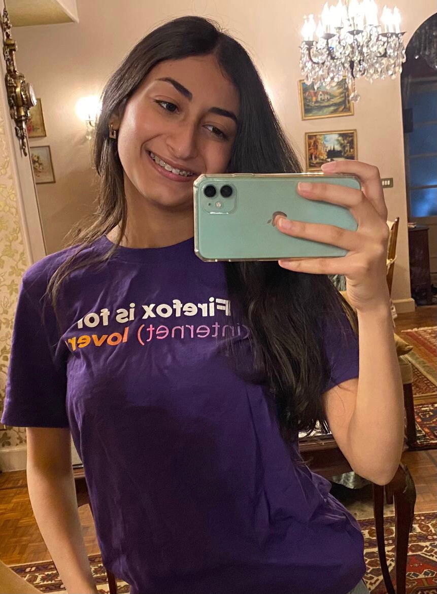 MozillaEgy's tweet photo. Firefox keeps you safe
#Firefox is for #InternetLovers ❤️
Malak Ghoneim - #Mozilla_Egypt https://t.co/IigimZ0aBn
