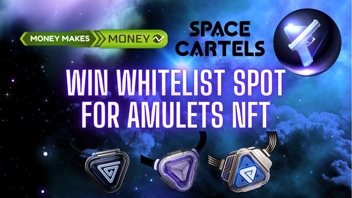 LewiczMichal's tweet photo. Get a whitelist spot on first unique amulets collection from Space Cartels

How to enter:
- Follow me and @SpaceCartels 
- LIKE &amp; RETWEET
- Tag up 3 friends in the comments

I will choose 5 winners on Wednesday (09.03.22)! https://t.co/ACoj2r0Z0E