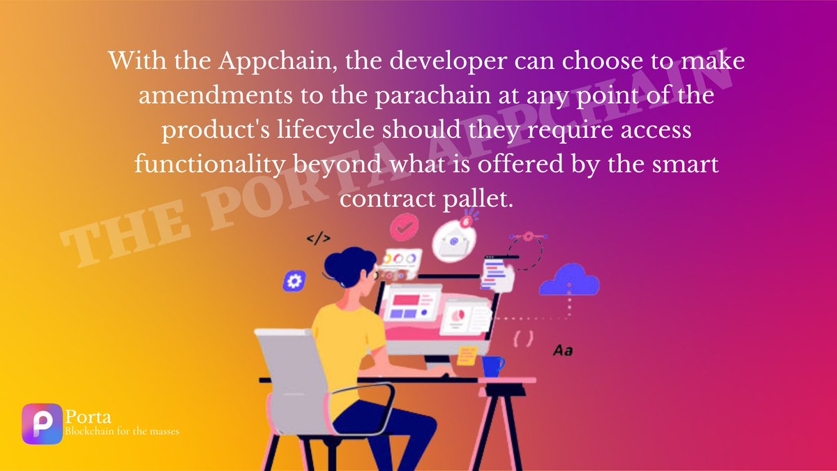 DallasAgaodi's tweet photo. Porta has introduced appchains to assist developers build on her network in preparation to the Mainnet launch coming up this month ending. This will go a long way to set things in place for this grand launch. Stay updated with Porta.
https://t.co/aeyQujwGci
#Portanetwork #KIAN https://t.co/IWsohlS4oX