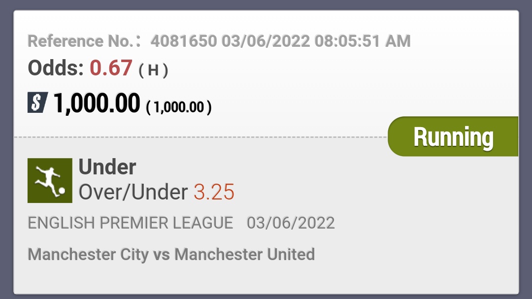 Mas_Wisnuuu's tweet photo. English Premier League
Manchester City vs Manchester United
Under 3.25 FT
Supported by #Stars77 https://t.co/FMzyWay7rI