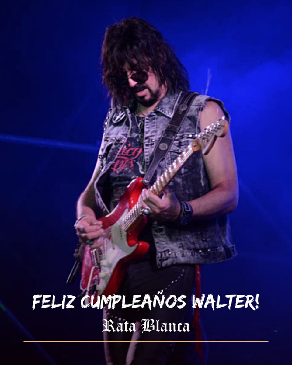 #FelizCumpleaños Walter!
🎸⚡
.
.
.
#RataBlanca #hardrock #hardrockargentino