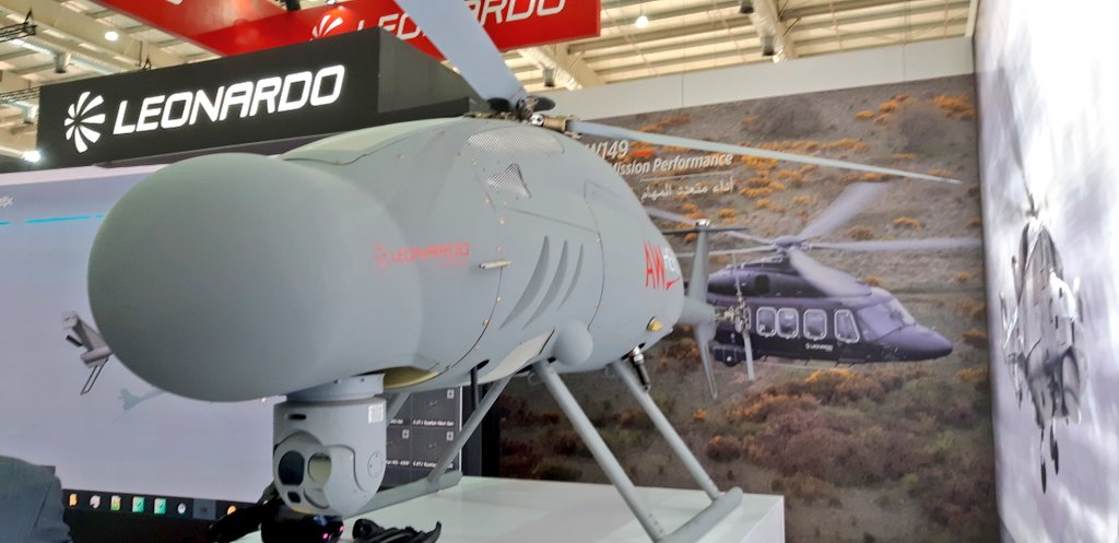 Leonardo_live's tweet photo. At @WDS_KSA we are showcasing #Leonardo's #AWHERO, a state-of-the-art #unmanned platform that can operate day &amp; night, over #land &amp; #sea. Reliable and cost-effective solution, it is the only #RUAS in its class designed with safety features such as systems redundancy #WDS2022 https://t.co/yrxkXBRpw6